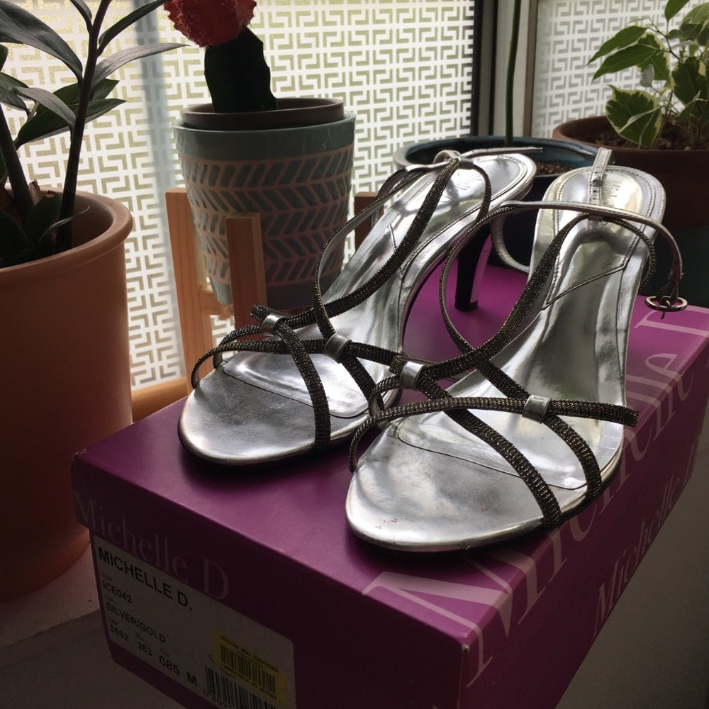 Michelle D formal strappy heel